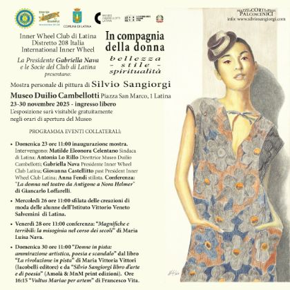 In compagnia della donna, al Cambellotti la personale di Sangiorgi tra bellezza, stile e spiritualità