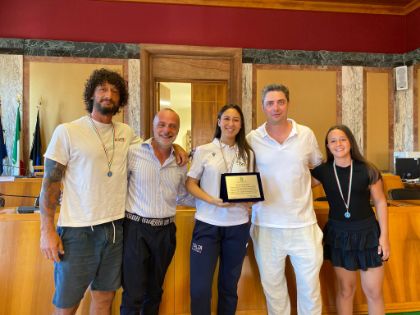 Aurora Donato, 16enne giocatrice di basket in serie A1: l’omaggio dell’amministrazione comunale