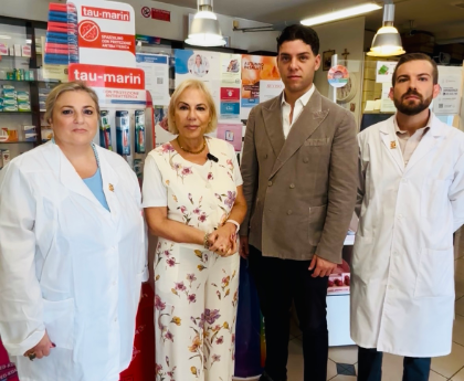 Farmacia comunale, utile aumentato del 64%. Il sopralluogo del Sindaco e dell’assessore Cosentino