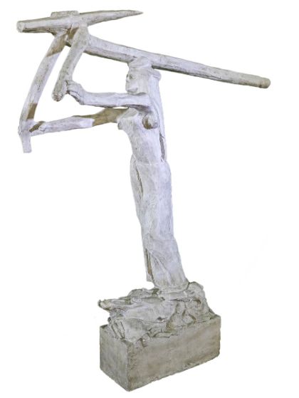 “Forza e visioni, 150 anni di Cambellotti”, restauro aperto al museo per due statue del Maestro