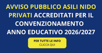 Avviso pubblico asili nido privati accreditati per il convenzionamento - anno educativo 2026/2027