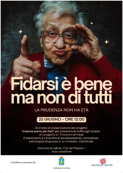 Fidarsi è bene ma non di tutti Fidarsi è bene ma non di tutti