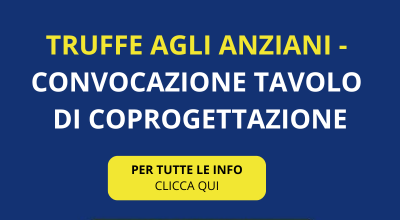 Banner tavolo coprogettazione truffe