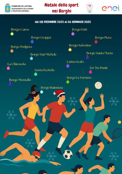 Un Natale nel segno della fiamma olimpica: pubblicato l’avviso pubblico per le manifestazioni sportive nei borghi Un Natale nel segno della fiamma olimpica: pubblicato l’avviso pubblico per le manifestazioni sportive nei borghi