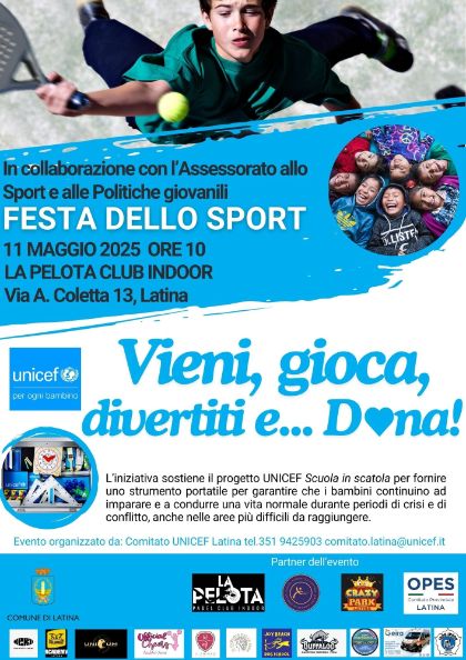 Festa dello Sport - Vieni, gioca, divertiti e dona Festa dello Sport - Vieni, gioca, divertiti e dona