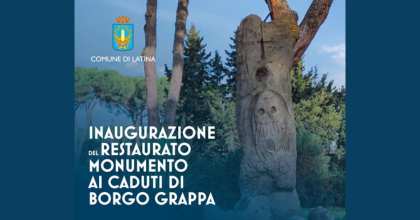Inaugurazione del restaurato Monumento ai Caduti di Borgo Grappa