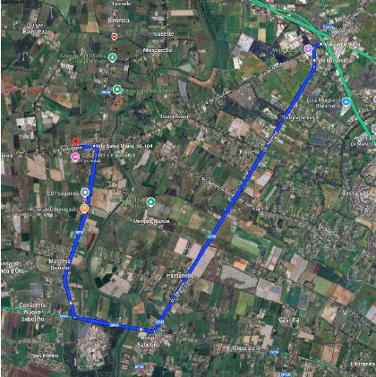Incendio Borgo Santa Maria, modifica temporanea ai percorsi degli autobus
