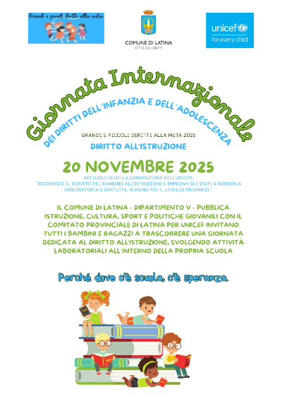 LOCANDINA UNICEF 20 -11 2025