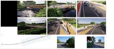 Rendering Pista ciclabile