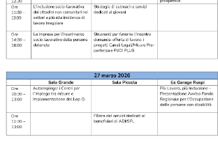Pag. 6 Programma C'E' POSTO PER TE Latina 26e27 marzo-1
