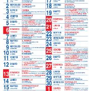 Calendario turni farmacie aprile 2025