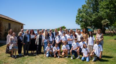 L'assessore allo sport di Latina con gli studenti della giuria del Premio Digital Invictus