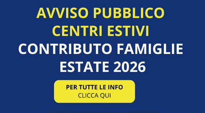 centri estivi BANNER
