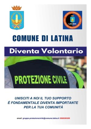 locandina adesioni Protezione civile