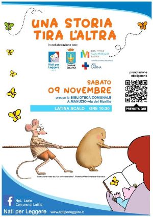 Locandina Nati per leggere sabato 9 novembre 2024