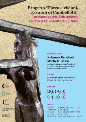 Locandina restauro cambellotti